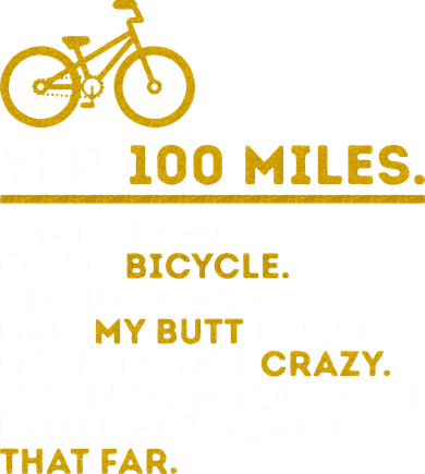 Yep 100 Miles Bike Cycling Humor Cyclist Bicycle Riding Love Kids Hoodie