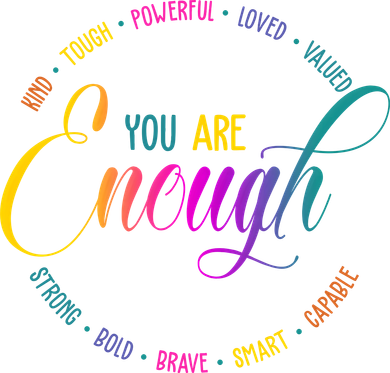 You Are Enough Kindness Quote Backpack
