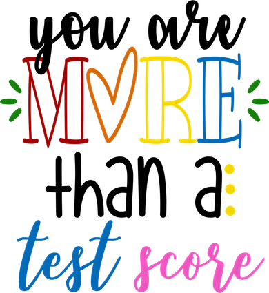 You Are More Than A Test Score Women's Dry Zone Grid Polo