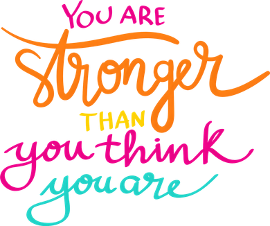 You Are Stronger Than You Think You Are Positive Quote Bucket Hat