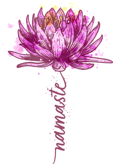Yoga Namaste Lotus Flower Yoga WaterLily Yoga Bucket Hat