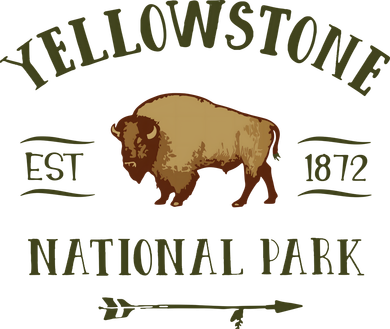 YELLOWSTONE NATIONAL PARK Bison Buffalo Men Women Souvenir Baby Bodysuit