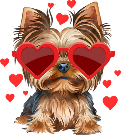 Yorkshire Terrier Valentines Day Yorkie Lover Gift Women's T-Shirt