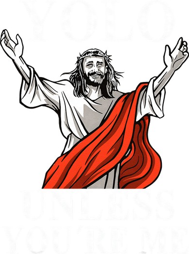 YOLO Unless You Are Me Funny Easter Jesus Women's Hoodie