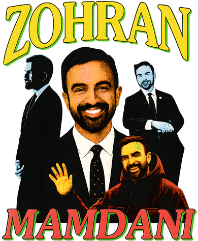 Zohran Mamdani 90s Style Vintage Backpack
