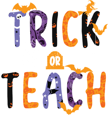 Trick Or Teach Funny Cute Halloween Toddler Hoodie