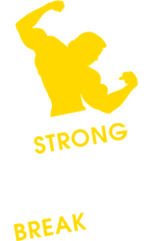 Be Strong So That No One Can Break You! Button