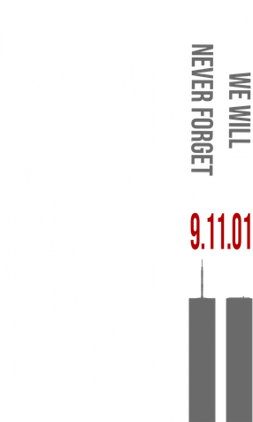 We Will Never Forget 9.11.01 USA Flag Baby Bodysuit