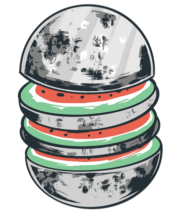 Moon Watermelon Hat