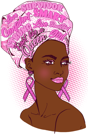 Fight Like A Queen Breast Cancer Awareness Coaster