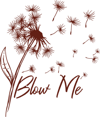 Blow Me Dandelion Funny Coaster