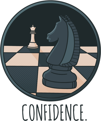 Confidence Chess Kids Long Sleeve Shirt