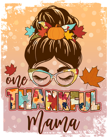 Thanksgiving One Thankful Mama Toddler Long Sleeve