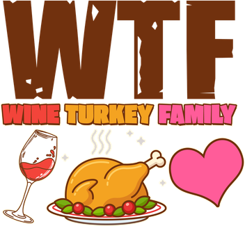 Holiday Time WTF Wine Turkey Family Women's Dry Zone Grid Polo
