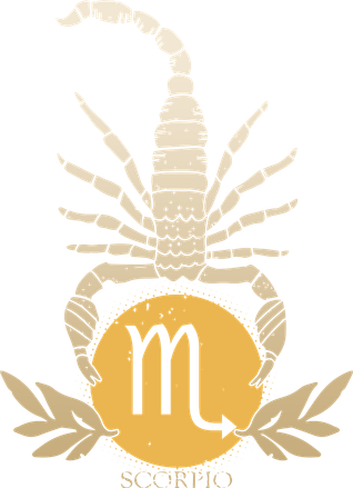 Zodiac Scorpio Scorpion Symbol Tote Bag