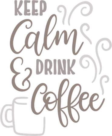 Keep Calm And Drink Coffee Kids Long Sleeve Shirt