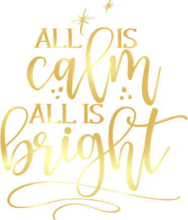 Christmas All Is Calm All Is Bright Backpack