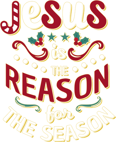 Festive Jesus Is The Reason For The Season Doggie Tank