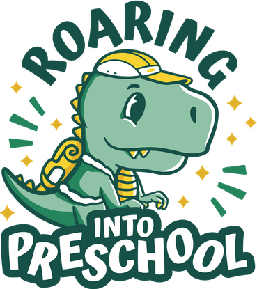 Roaring Into Preschool Dinosaur Toddler Hoodie