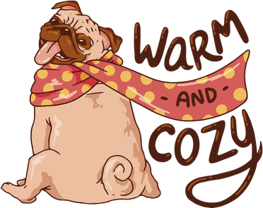 Warm And Cozy Pug Toddler Hoodie