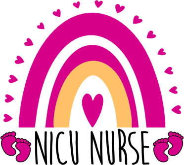 Nicu Nurse Rainbow Button