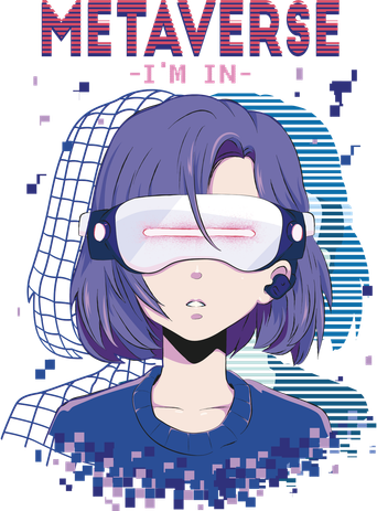 Metaverse I'm In Anime Baby Bodysuit