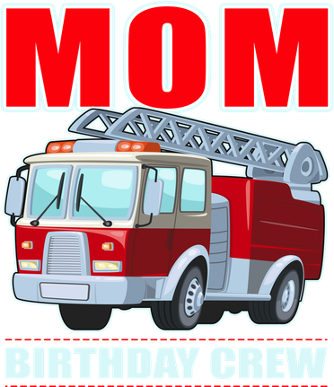 Cute Funny Mom Birthday Crew Firetruck Beanie