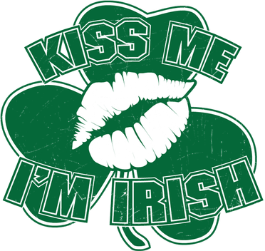 Kiss Me I'm Irish Lips Women's Hoodie