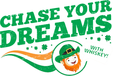 Chase Your Dreams With Whisky Leprechaun Women's Long Sleeve Shirt