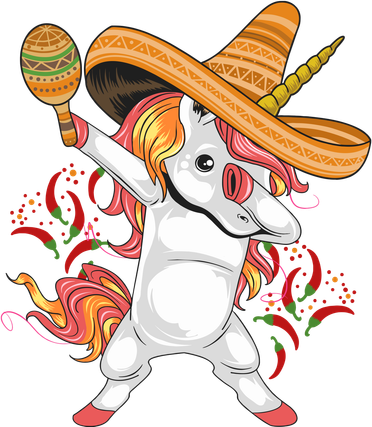 Cinco De Mayo Unicorn Dab Women's Sweatshirt