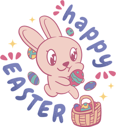 Happy Easter Adorable Bunny Women's T-Shirt