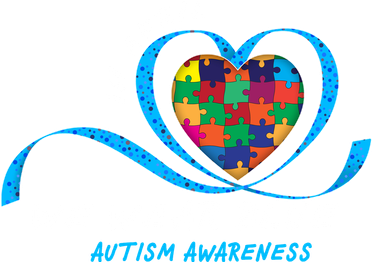 Heart In April We Wear Blue Love Hope Faith Autism Awareness Women's Tank Top