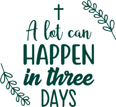 A Lot Can Happen In Three Days Easter Jesus Kids Hoodie