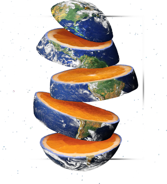Earth Orange Kids Hoodie