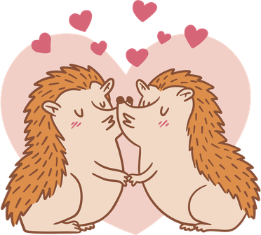 Hedgehogs In Love Coaster