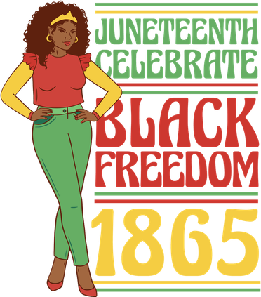 African Female Juneteenth Celebrate Black Freedom 1865 Baby Bodysuit