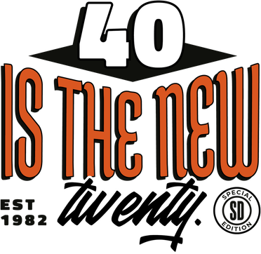 40 Is The New Twenty 40th Birthday Gift Long Sleeve Shirt