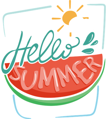 Hello Summer Watermelon Sunshine Hat