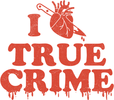 I Love Heart True Crime Kids Hoodie