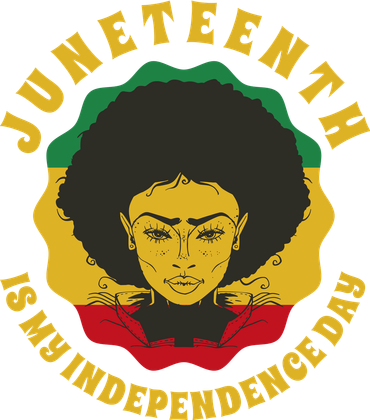 Juneteenth Is My Independence Day Black Female Pride Women's Long Sleeve Shirt