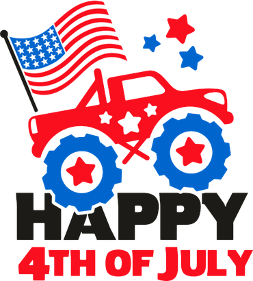 Happy 4th Of July Monster Truck American Flag Women's Dry Zone Grid Polo