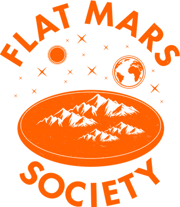 Vintage Retro Flat Mars Society Women's V-Neck T-Shirt