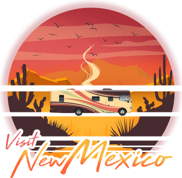 Vintage Retro Travel Visit New Mexico Magnet