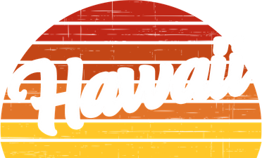 Hawaii Sunset Retro Vintage Apron