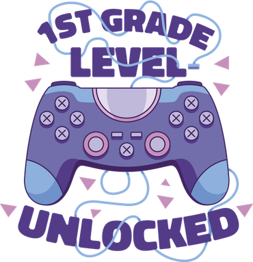 1st Grade Level Unlocked Back To School Gamer Golf Towel