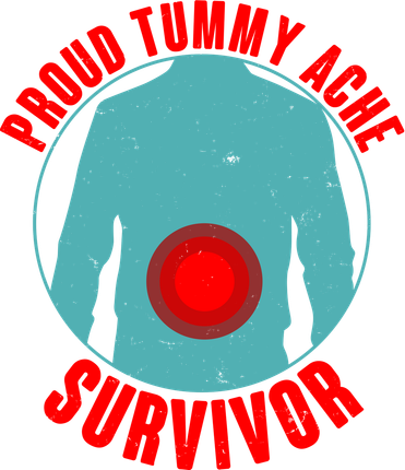 Funny Proud Tummy Ache Survivor Kids Hoodie