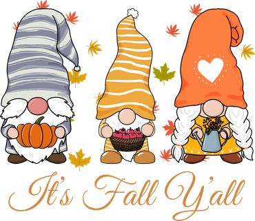 It's Fall Y'all Cute Gnomes Mousepad