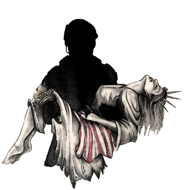 We Can't Let Her Die Statue Of Liberty Women's Sweatshirt
