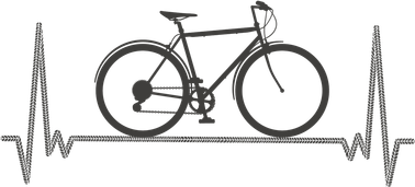 Bicycle Heartbeat Coaster