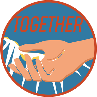 Together Hand Emblem Kids Long Sleeve Shirt